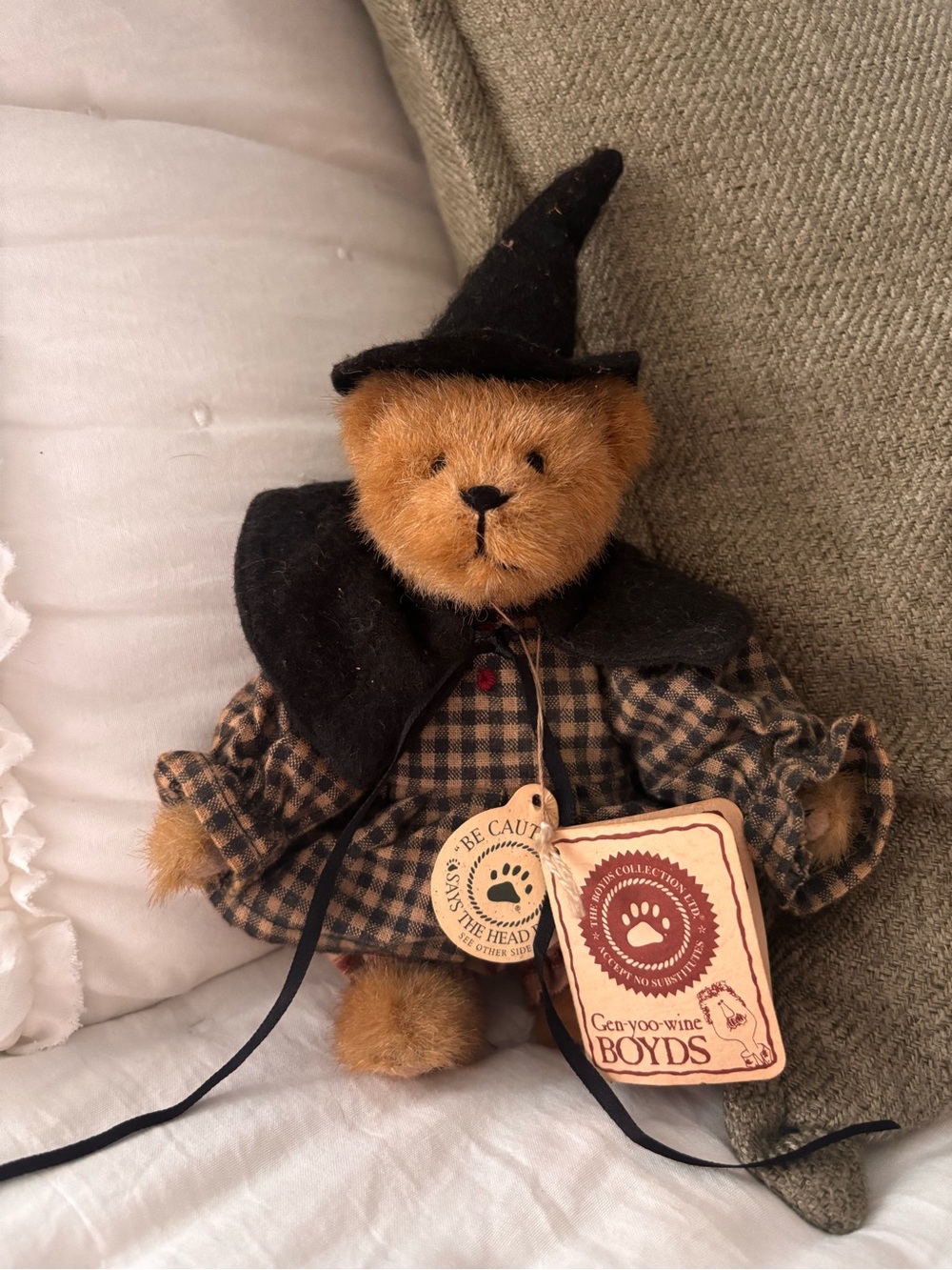 Boyd’s Bears - Brown & Black Witch Bear Plush